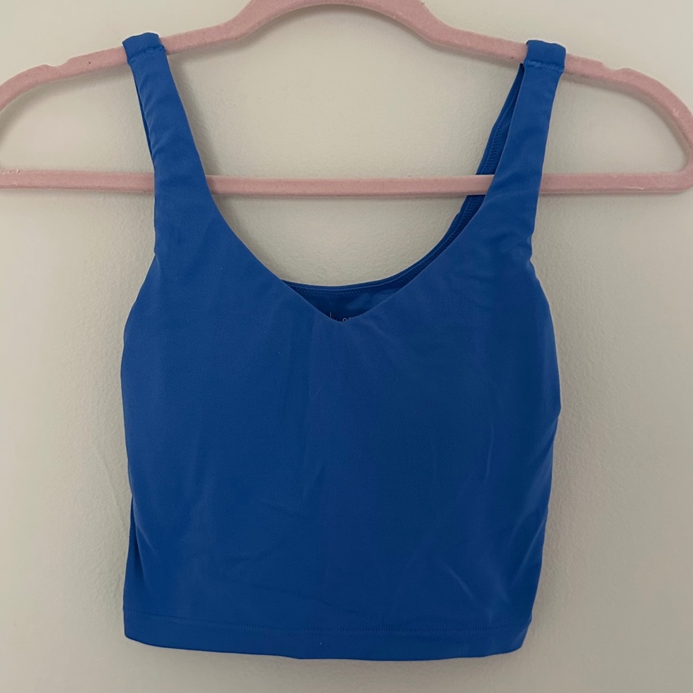 OFFLINE By Aerie Real Me Low Key Longline Sports Bra/Tank Size XS Removable Pads